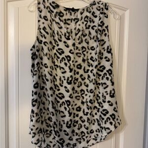 Banana Republic Leopard Print Sleeveless Top